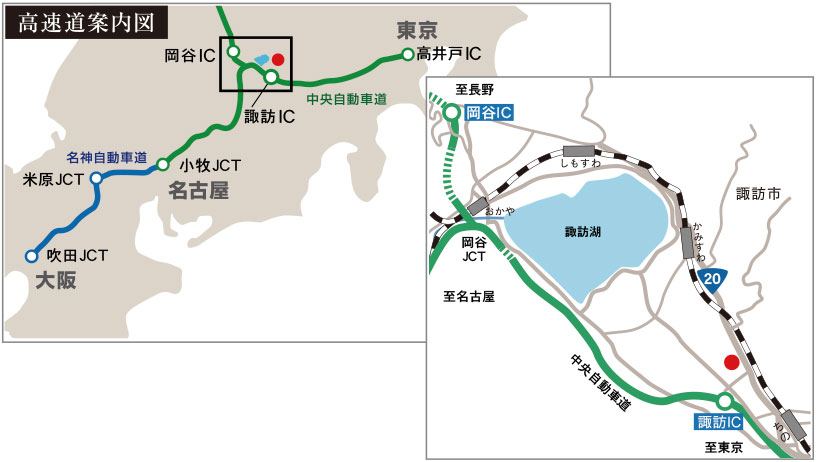 高速道案内図